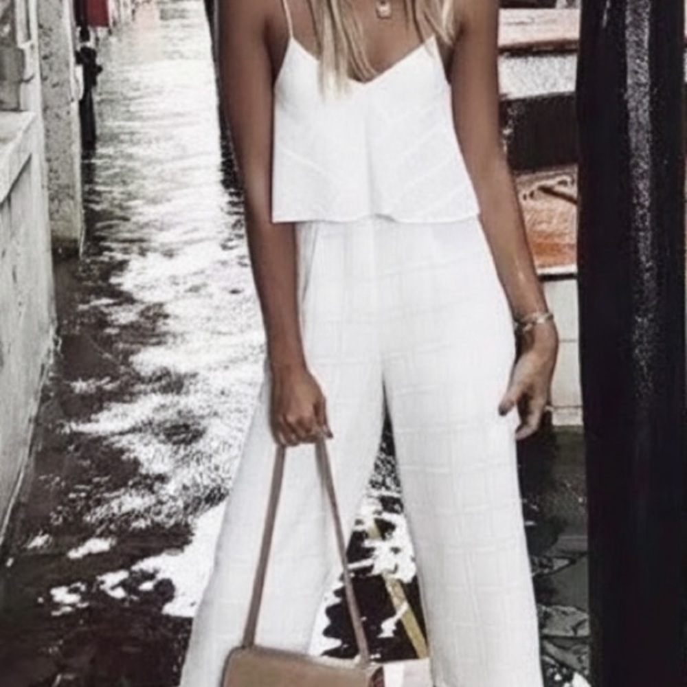 Finders keepers Women's White and Cream Jumpsuit - Picture 3 of 7